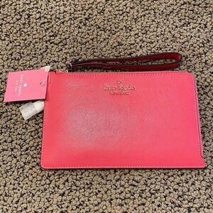 NWT Kate Spade Tropical Pink Staci Wristlet
